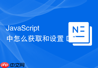 javascript 中怎么获取和设置 dom 元素的自定义 data 属性