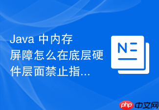 java 中内存屏障怎么在底层硬件层面禁止指令重排序