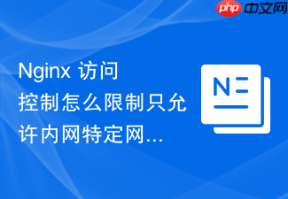 nginx 访问控制怎么限制只允许内网特定网段访问运维管理后台