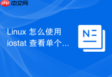 Linux 怎么使用 iostat 查看单个分区的实时 IO 性能