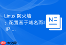 Linux 防火墙：配置基于域名而非 IP 的访问策略