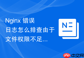 nginx 错误日志怎么排查由于文件权限不足引起的拒绝访问日志