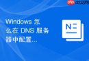 Windows 怎么在 DNS 服务器中配置双机热备与主备区域同步机制