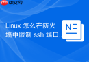 Linux 怎么在防火墙中限制 ssh 端口的单 IP 频率