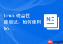 Linux 磁盘性能测试：如何使用 fio 进行高并发压力测试