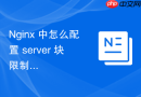 Nginx 中怎么配置 server 块限制每个 IP 地址的并发连接数