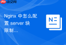 nginx 中怎么配置 server 块限制每个 ip 地址的并发连接数