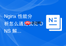 Nginx 性能分析怎么通过优化 DNS 解析缓存避免网络延迟