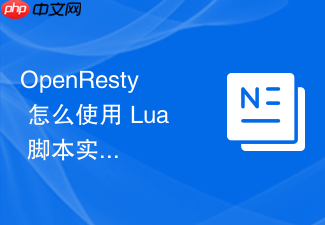 openresty 怎么使用 lua 脚本实现分布式环境下的计数器限流
