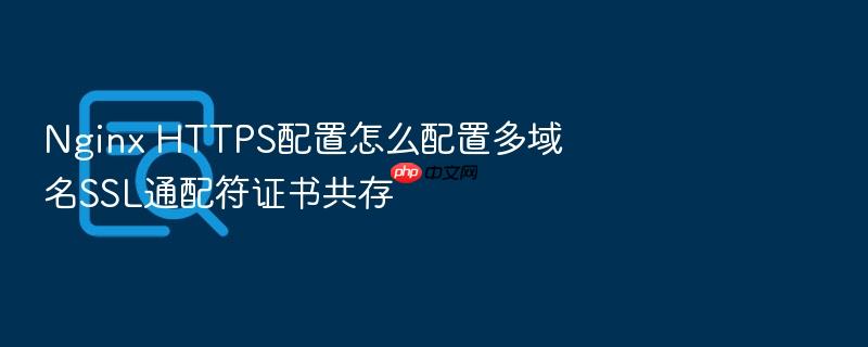 nginx https配置怎么配置多域名ssl通配符证书共存
