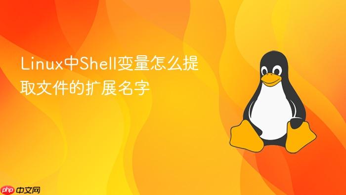 linux中shell变量怎么提取文件的扩展名字