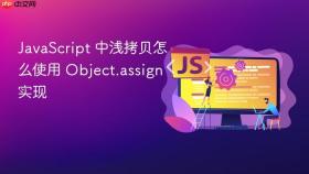 javascript 中浅拷贝怎么使用 object.assign 实现