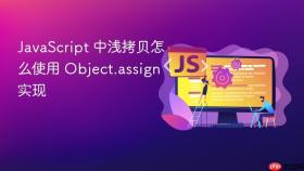 JavaScript 中浅拷贝怎么使用 Object.assign 实现