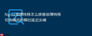 Nginx故障转移怎么排查故障转移切换瞬间的瞬时延迟尖峰