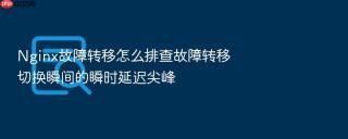 nginx故障转移怎么排查故障转移切换瞬间的瞬时延迟尖峰