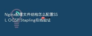 nginx配置文件结构怎么配置ssl ocsp stapling在线验证