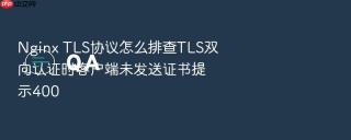 nginx tls协议怎么排查tls双向认证时客户端未发送证书提示400