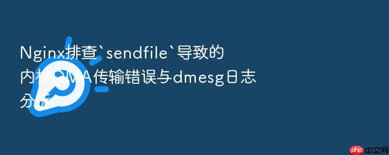 nginx排查`sendfile`导致的内核dma传输错误与dmesg日志分析