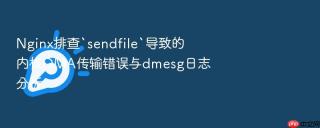 nginx排查`sendfile`导致的内核dma传输错误与dmesg日志分析