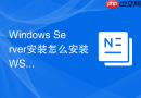 Windows Server安装怎么安装WSUS补丁服务