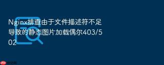 nginx排查由于文件描述符不足导致的静态图片加载偶尔403/502