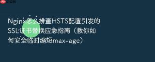 nginx怎么排查hsts配置引发的ssl证书替换应急指南(教你如何安全临时缩短max-age)