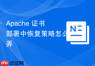 apache 证书部署中恢复策略怎么弄