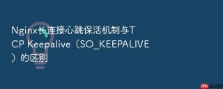 nginx长连接心跳保活机制与tcp keepalive(so_keepalive)的区别