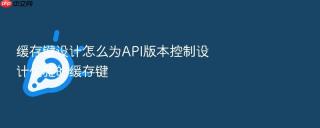 缓存键设计怎么为api版本控制设计优雅的缓存键