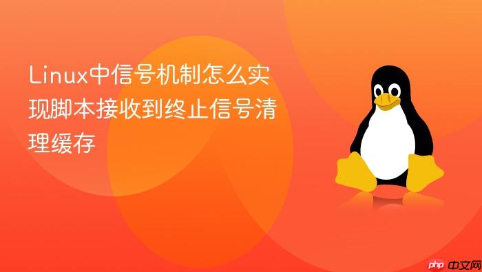 linux中信号机制怎么实现脚本接收到终止信号清理缓存