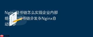 nginx证书链怎么实现企业内部统一pki证书链分发与nginx自动同步