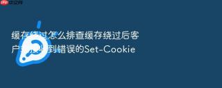 缓存绕过怎么排查缓存绕过后客户端接收到错误的Set-Cookie
