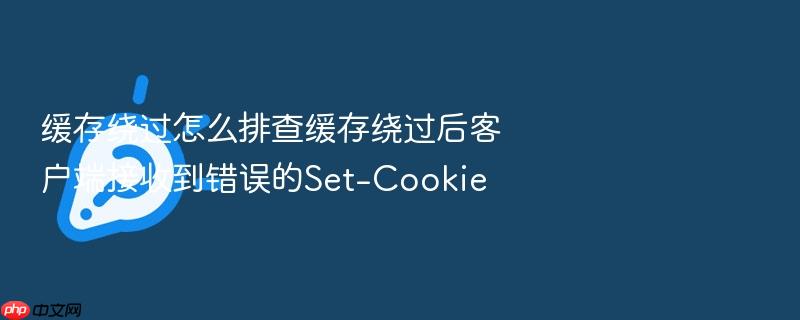 缓存绕过怎么排查缓存绕过后客户端接收到错误的set-cookie