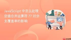 javascript 中怎么处理空值合并运算符 ?? 对分支覆盖率的影响