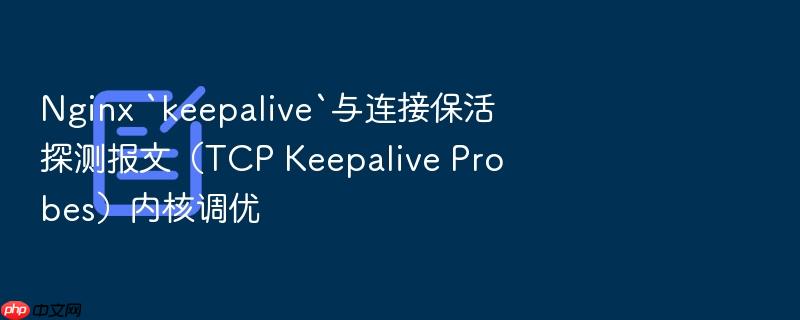 nginx `keepalive`与连接保活探测报文(tcp keepalive probes)内核调优