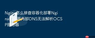 nginx怎么排查容器化部署nginx时容器内部dns无法解析ocsp服务器