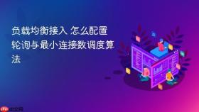 负载均衡接入 怎么配置轮询与最小连接数调度算法