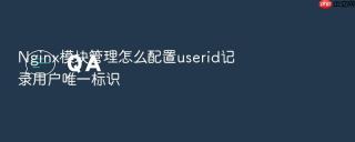 nginx模块管理怎么配置userid记录用户唯一标识