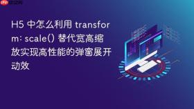 h5 中怎么利用 transform: scale() 替代宽高缩放实现高性能的弹窗展开动效