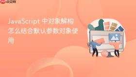 javascript 中对象解构怎么结合默认参数对象使用