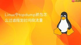 linux中tcpdump抓包怎么过滤指定时间段流量