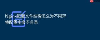 Nginx配置文件结构怎么为不同环境配置多套子目录