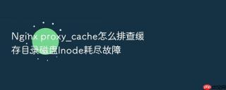 nginx proxy_cache怎么排查缓存目录磁盘inode耗尽故障