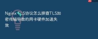 Nginx TLS协议怎么排查TLS加密传输导致的网卡硬件加速失效