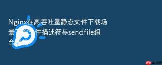 nginx在高吞吐量静态文件下载场景下的文件描述符与sendfile组合调优