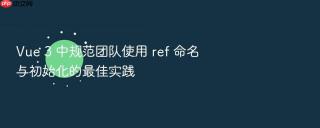 vue 3 中规范团队使用 ref 命名与初始化的最佳实践