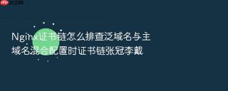 nginx证书链怎么排查泛域名与主域名混合配置时证书链张冠李戴