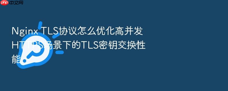 nginx tls协议怎么优化高并发https场景下的tls密钥交换性能