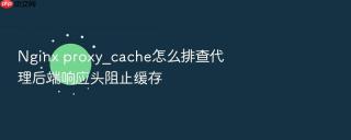 nginx proxy_cache怎么排查代理后端响应头阻止缓存