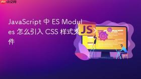 javascript 中 es modules 怎么引入 css 样式文件